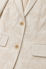 Timeless Elegance Embroidered Blazer