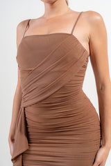 Chloe Luxe Mesh Mini Dress