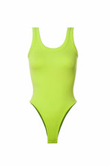 Thick Rib Scoopneck Bodysuit
