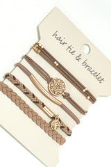 Boho Bracelet & Hair Ties