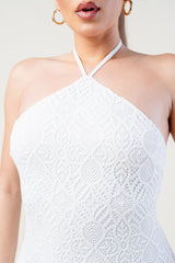 Yudi Halter Midi Dress