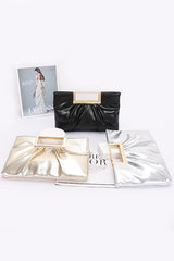 Marina Faux Leather Clutch