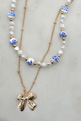 Bow Multi-layer Necklace