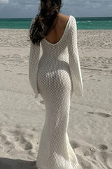 Nova Long Sleeve Beach Dress