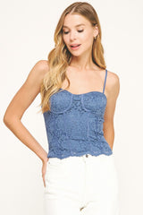 Aubrey Lace Corset Top