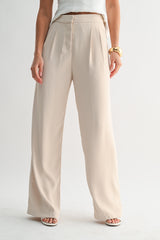 Eva Tailored Straight-leg Pants