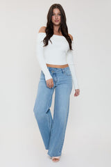 Luxe Bella Wide Leg Jeans