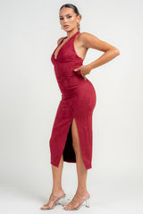 Sienna Halter Midi Dress