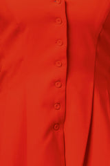 Coral Halter Neck Pants Set