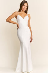 Elsie Pearl Straps Maxi Dress