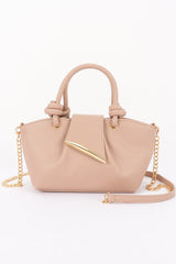 Milan Knotted Top Handle Bag
