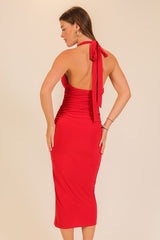 Kyra Halter Midi Dress
