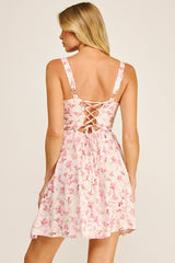 Blossom Corset Mini Dress