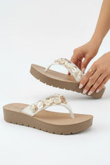 Coin Thong Sandal