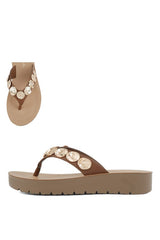 Coin Thong Sandal