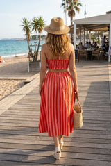 Capri Sunset Midi Dress