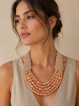Coastal Pearl Statement Necklace