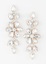 Crystal Flower Earrings