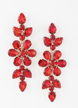 Crystal Flower Earrings