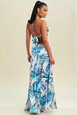 Carmen Tie Back Maxi Dress