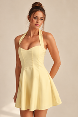 Elise Halter Mini Dress