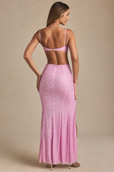 Daisy Cut Out Maxi Dress