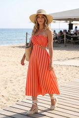 Capri Sunset Midi Dress