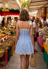 Baby Floral Detail Mini Dress