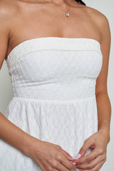 Celina Lace-up Back Midi Dress