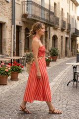 Capri Sunset Midi Dress