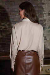 Blair Satin Collared Shirt