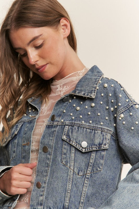 Pearl Denim Jacket