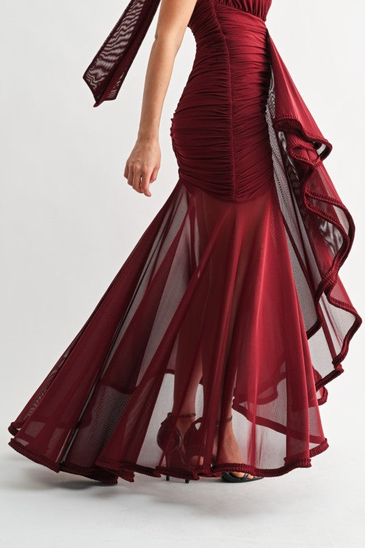 Isabella Halter Maxi Dress