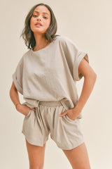 Kelcey Relaxed Fit Shorts Set