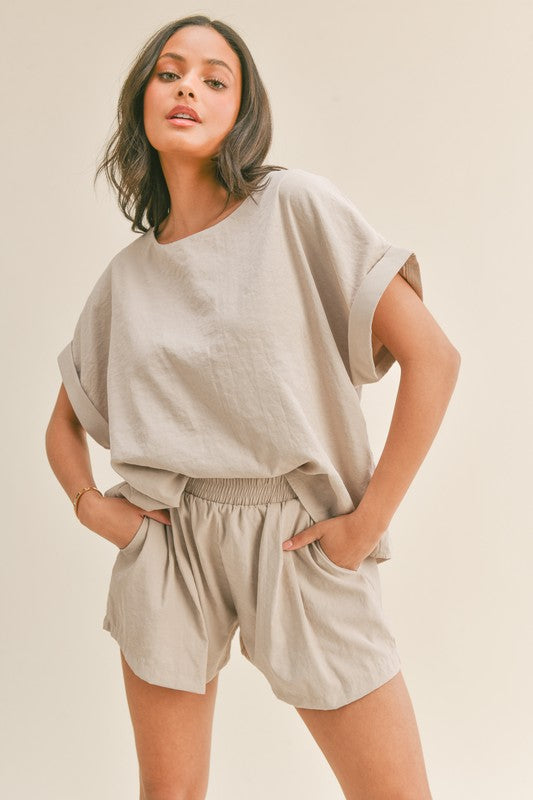 Kelcey Relaxed Fit Shorts Set