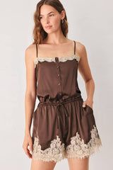 Maisy Solid Woven Romper