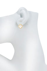 Pearled Clover Earrings