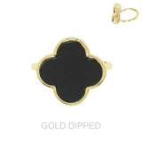 Clover Adjustable Ring