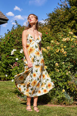 Sunflower Midi Dress