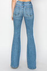 Mid Rise Flare Basic Jeans