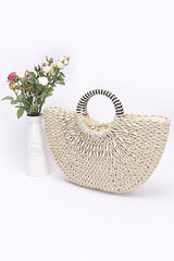 Handmade Shell Embellished Bag