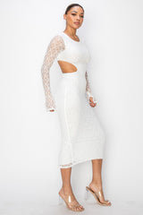 Florence Lace Maxi Dress