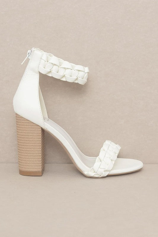 Melody Braided Strap Detail Heel