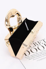 Camila Metallic Acrylic Bag