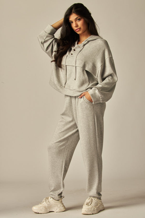 Mila Soft Pocket Hoodie and Pant Set