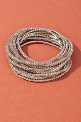 Rhinestone Stretch Bracelet Set