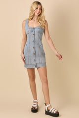 Jolie Denim Mini Dress