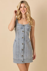 Jolie Denim Mini Dress
