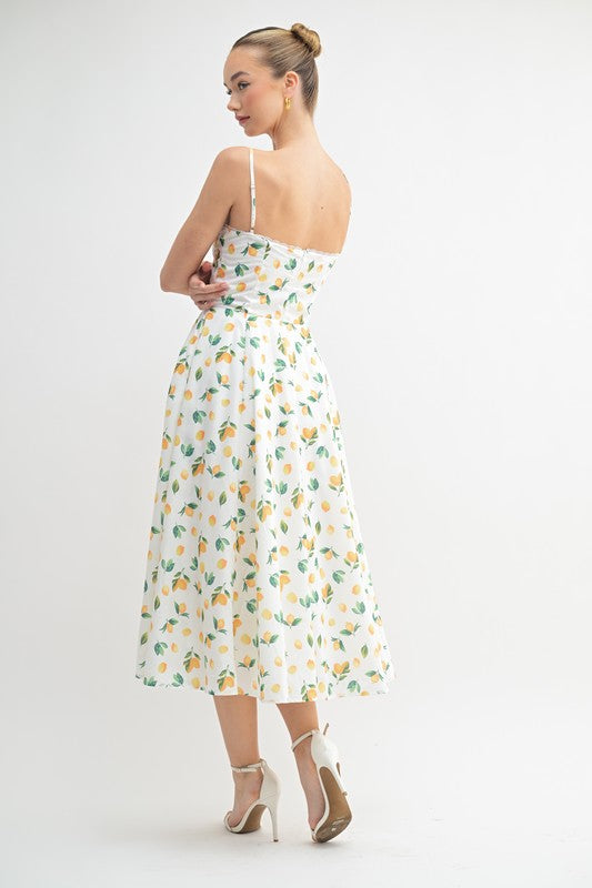 Lemon Midi Dress