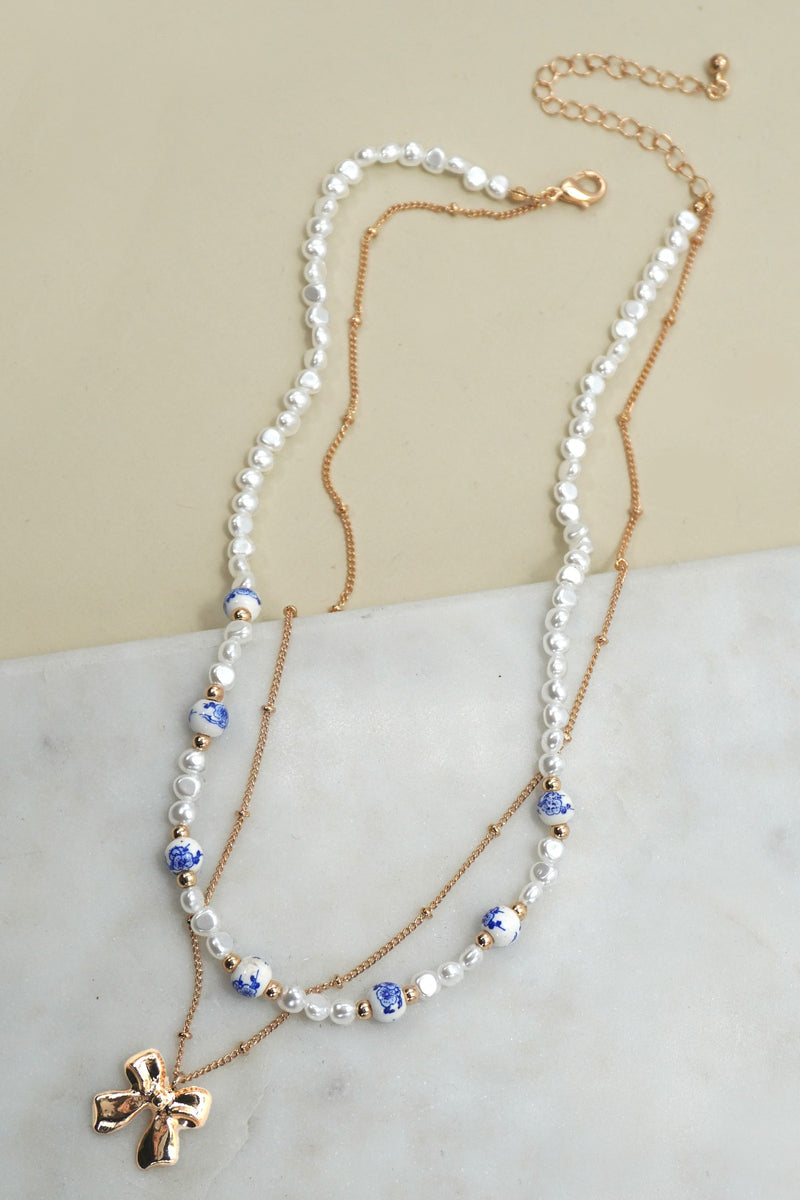 Bow Multi-layer Necklace